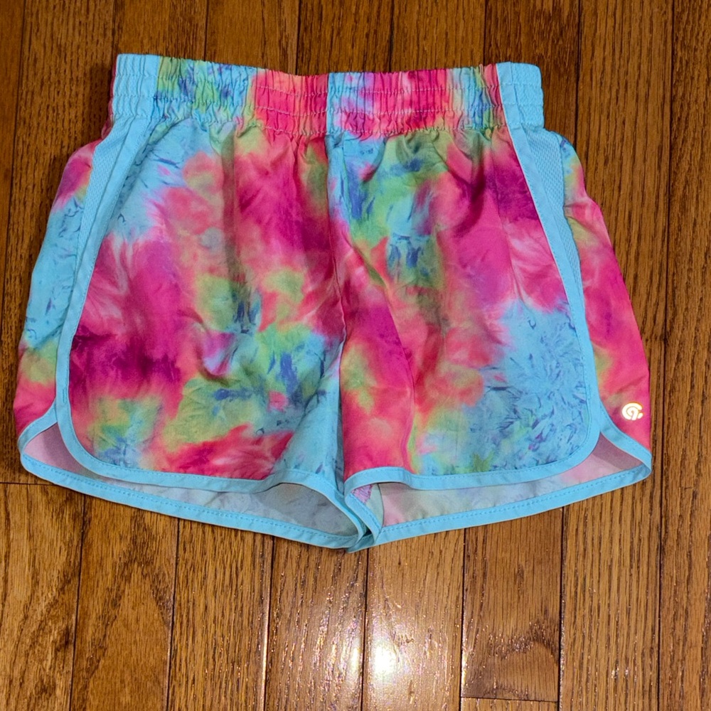Colorful Tie-Dye Athletic Shorts